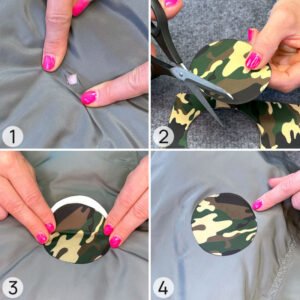 Korjauspaikat nopeaan ja helppoon paikkaamiseen - Itseliimautuva