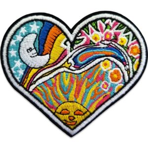 Hippie Heart - Kangasmerkki