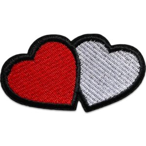 Kaksoissydän - Kangasmerkki