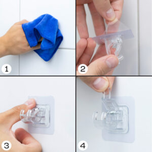 Itsekiinnittyvä verhotangonpidike