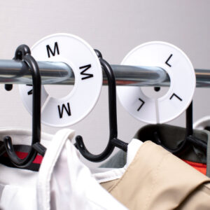 Vaatekokomerkit ripustimiin